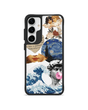 Starry Night Black Hybrid Clear Case Cover For Samsung Galaxy S24 Plus
