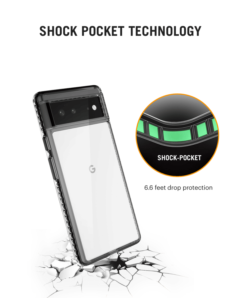 Stride 2.0 Clear Case Cover For Google Pixel 6
