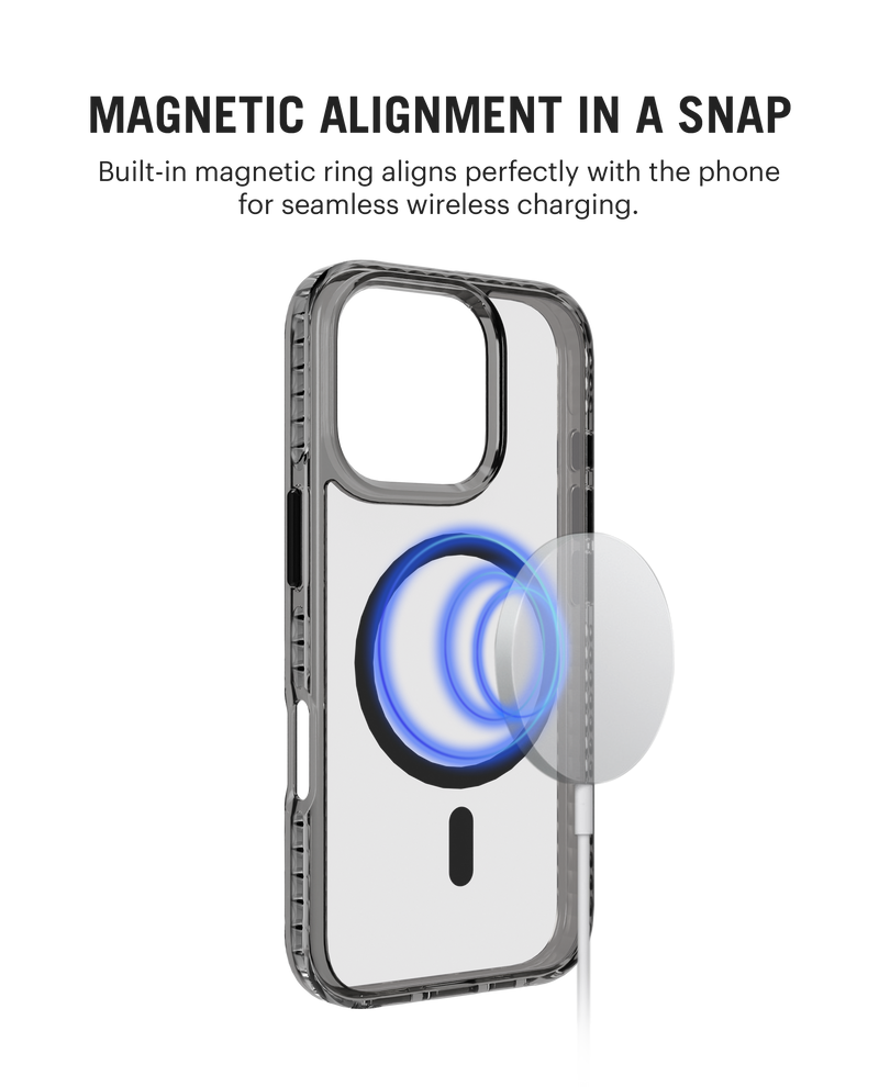 Stride 2.0 Clear MagSafe Phone Case Cover For iPhone 16 Pro