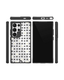 Tally Black Hybrid Clear Case Cover For Samsung Galaxy S24 Ultra