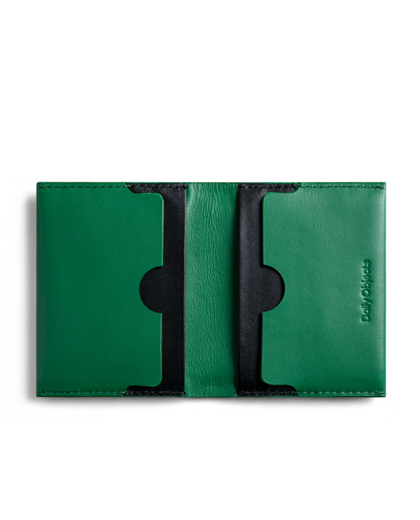 green-even-bi-fold-card-wallet