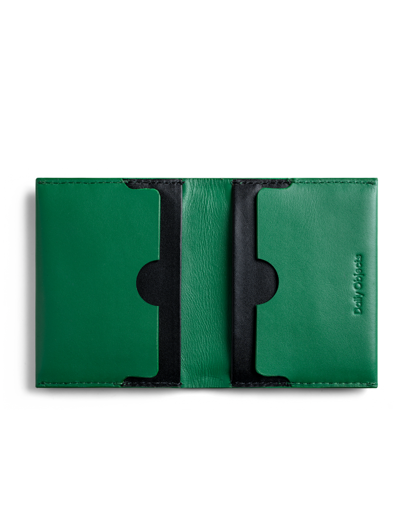 green-even-bi-fold-card-wallet