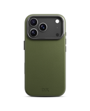 Black-Beige Leatherite MagSafe Phone Case Cover for iPhone 17 Pro Max