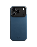 Black-Beige Leatherite MagSafe Phone Case Cover for iPhone 17 Pro