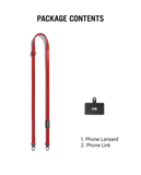 red-leatherite-crossbody-phone-lanyard-strap