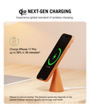 surge-conoid-qi22-certified-magsafe-compatible-wireless-charger-cosmic-orange