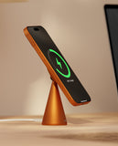surge-conoid-qi22-certified-magsafe-compatible-wireless-charger-cosmic-orange