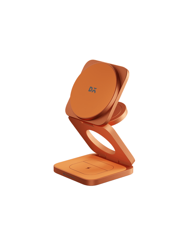 surge-foldaway-3-in-1-qi22-certified-magsafe-compatible-wireless-charger-cosmic-orange
