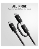 surgetm-kevlar-core-2-in-1-100w-apple-certified-mfi-charging-cable