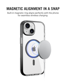 DailyObjects Stride 3.0 Clear MagSafe Phone Case Cover For iPhone 15
