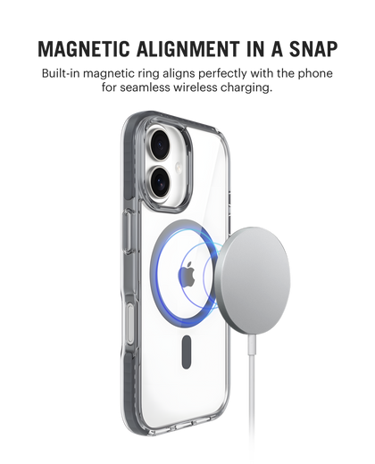 DailyObjects Stride 2.0 Clear MagSafe Phone Case Cover For iPhone 17