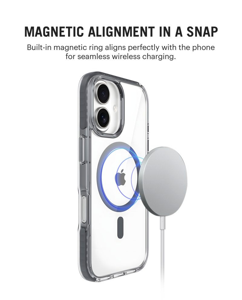 DailyObjects Stride 2.0 Clear MagSafe Phone Case Cover For iPhone 17