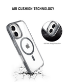 DailyObjects Stride 2.0 Clear MagSafe Phone Case Cover For iPhone 17