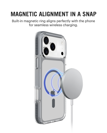 DailyObjects Stride 2.0 Clear MagSafe Phone Case Cover For iPhone 17 Pro Max