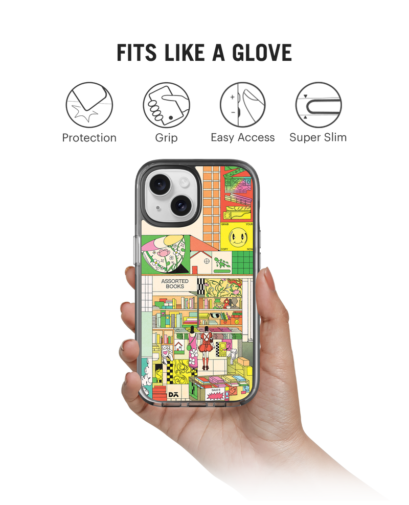 DailyObjects TBR (To be Read) Stride 3.0 MagSafe Case Cover For iPhone 15 Plus