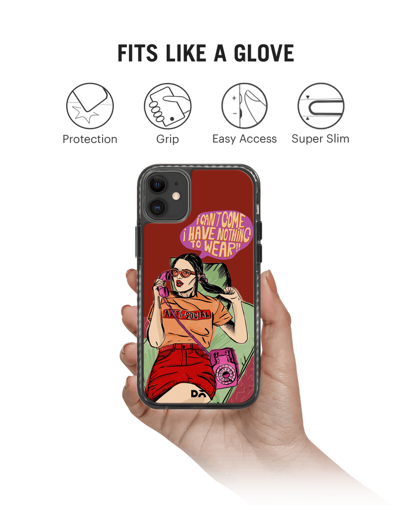 DailyObjects Anti Social Babe Stride 2.0 Case Cover For iPhone 11