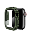 Army Green Athletic Fit Apple Watch Series Case with Screen Protector (44mm)