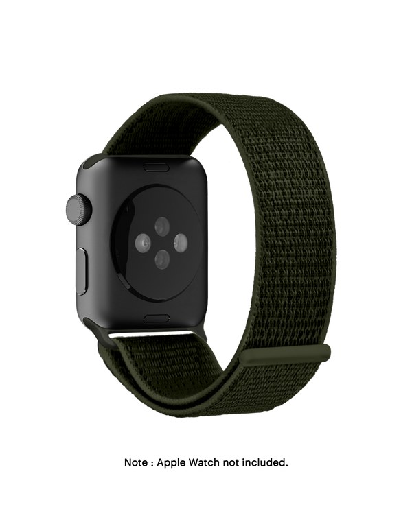 Army Green Nylon Apple WatchBand (38/40/41mm)