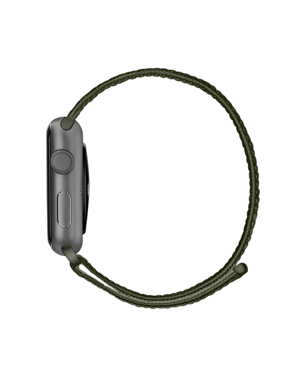 Army Green Nylon Apple WatchBand (38/40/41mm)