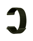 Army Green Nylon WatchBand for Samsung/OnePlus/Fitbit Smartwatches (20mm)