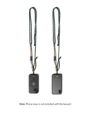 Beige-Green Crossbody Phone Lanyard - Cord