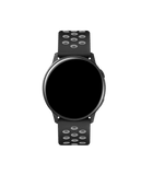 Black-Grey Annex Silicone WatchBand for Samsung/OnePlus/Fitbit Smartwatches
