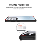 DailyObjects Clear Ferns & Flowers Black Hybrid Clear Case Cover For Samsung Galaxy S21 Ultra