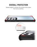 DailyObjects Pizza Slice Icon Black Hybrid Clear Case Cover For Samsung Galaxy S21 Ultra