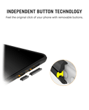 DailyObjects Peachy Peaches Black Hybrid Clear Case Cover For Samsung Galaxy S21 Ultra