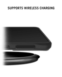DailyObjects Lemony Leafy Black Hybrid Clear Case Cover For Samsung Galaxy S21 Ultra