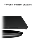 DailyObjects Icecream Sandwich Icon Black Hybrid Clear Case Cover For Samsung Galaxy S22 Ultra