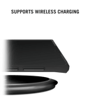 DailyObjects Clear Hibiscus Black Hybrid Clear Case Cover For Samsung Galaxy S22 Ultra