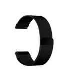 Black Milanese Loop Universal WatchBand (22mm)