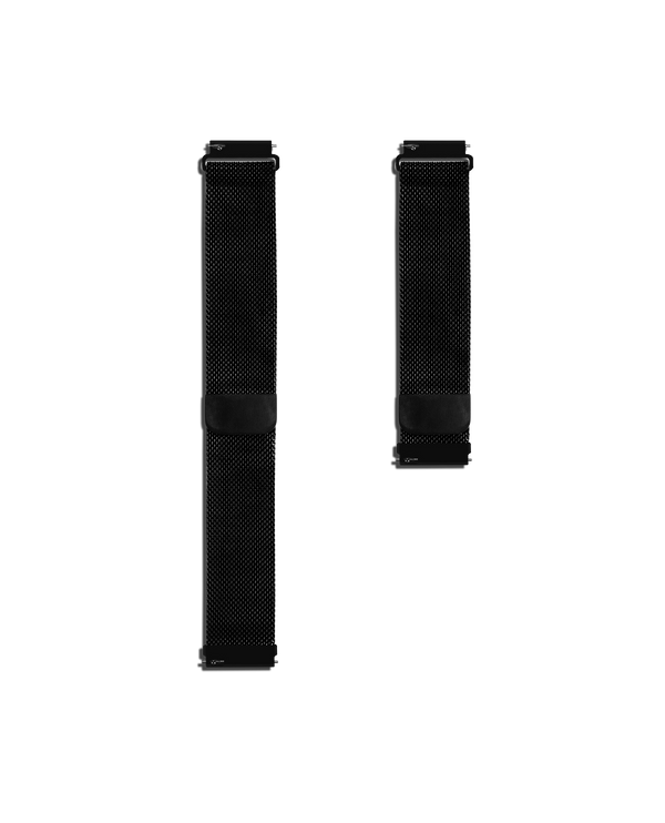 Black Milanese Loop Universal WatchBand (22mm)
