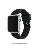 Black Resistance Silicone Apple WatchBand (38/40/41mm)