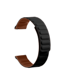 Black Silicone Magnetic Poppy Universal WatchBand (22mm)