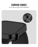 Black Sleek Fit Apple Watch Series Case with Screen Protector (44mm)