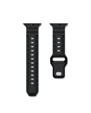 Black Sport Series Silicone Apple WatchBand (42/44/45mm)