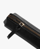 Black Vegan Leather Ambry Pouch