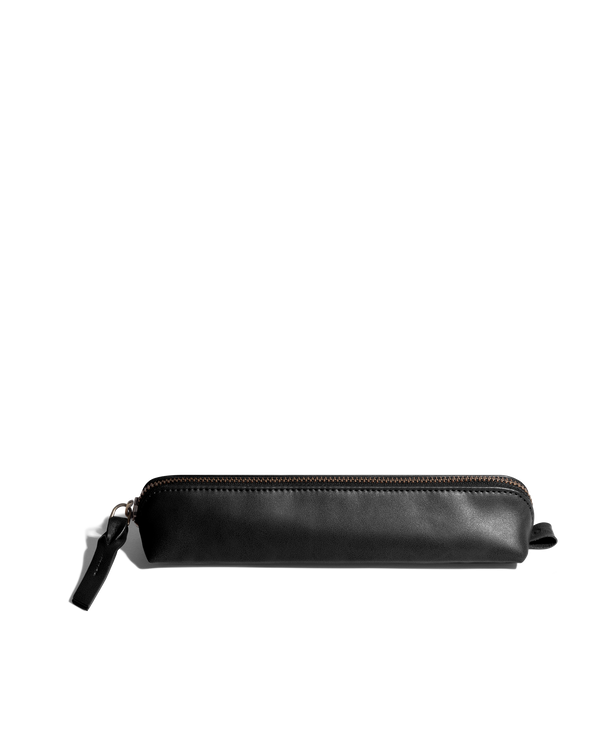Black Vegan Leather Ambry Pouch