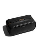 Black Vegan Leather Voyager Dopp Kit