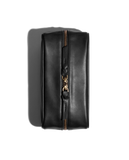 Black Vegan Leather Voyager Dopp Kit