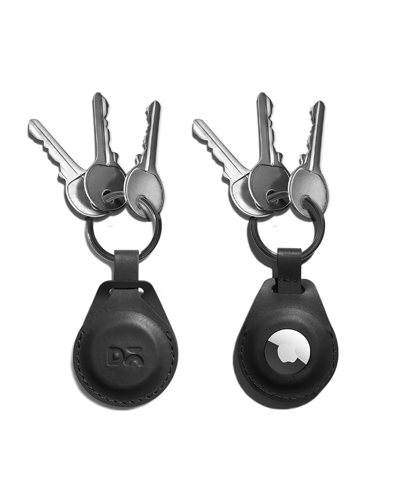 Black Yika AirTag Case (Round)