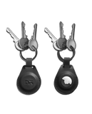 Black Yika AirTag Case (Round)
