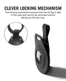 Black Yika AirTag Case (Round)