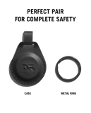 Black Yika AirTag Case (Round)