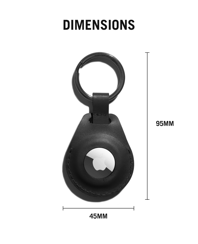 Black Yika AirTag Case (Round)