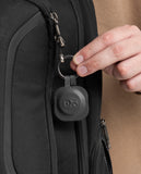 Black Zine AirTag Case (Square)