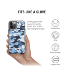 DailyObjects Camouflage Aquatic Stride 2.0 Case Cover For iPhone 12 Pro