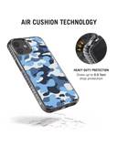 DailyObjects Camouflage Aquatic Stride 2.0 Case Cover For iPhone 12